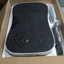 TODO Vibration Plate Exercise Machine Whole Body Vibration Machine with Remote Control for Pain Relief, Lymphatic Drainage, Weight Loss(3 Resistance Loops/Resistance Bands)