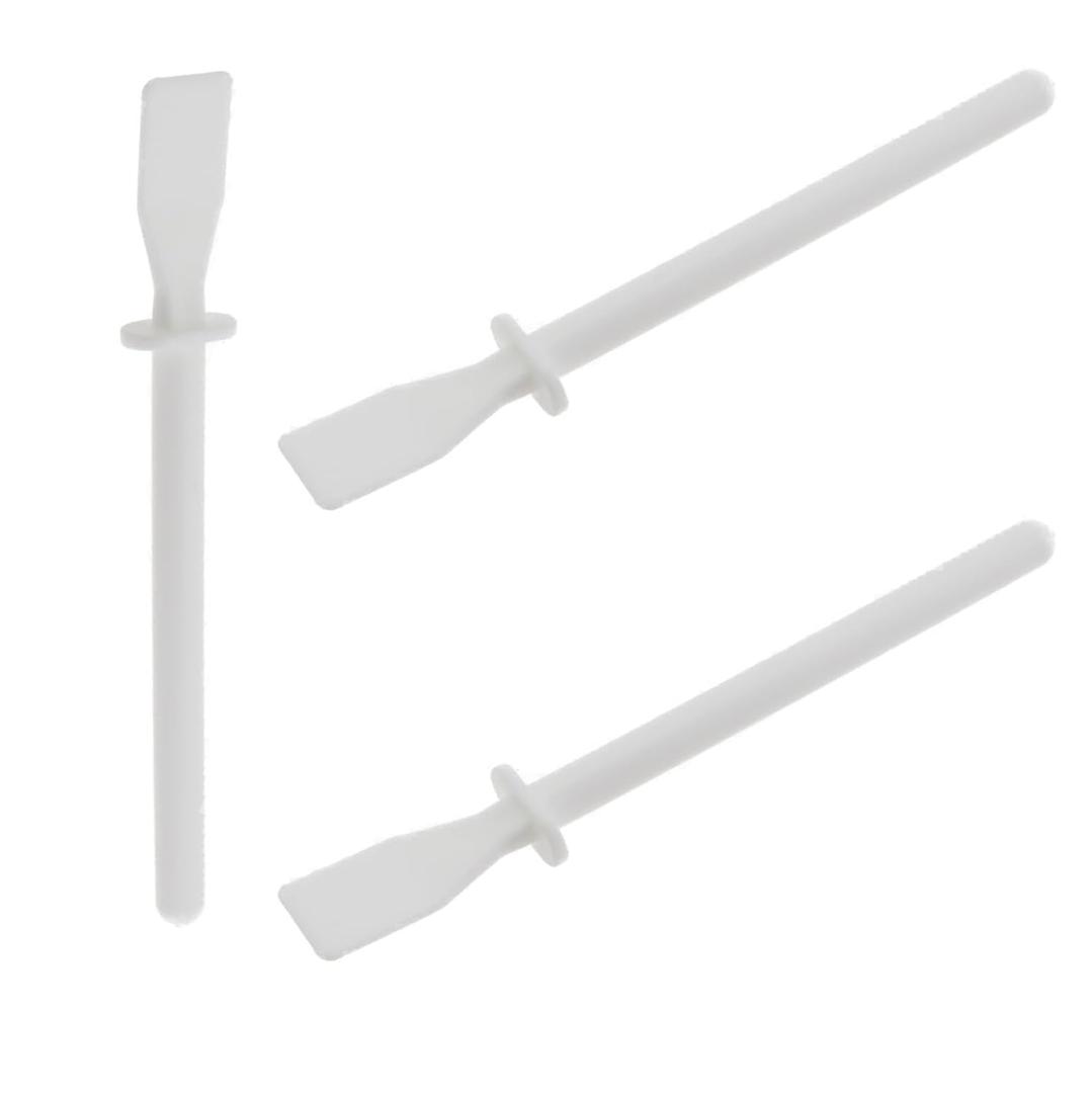12PCS Handmade Leather Flexible Glue Stick Super Tough Oil Painting Scraper Plastic Spatula Disposable Stirring Tool