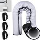 YoleShy Portable AC Hose Insulation Sleeve Thick Portable Air Conditioner Hose Cover Wrap for 5" & 5.9" Diameter Easy Installation AC Duct Insulation Wrap with 3 Adjustable Buckle Bands