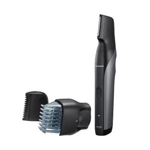 Panasonic Body Groomer for Men and Women, Unisex Wet/Dry Cordless Electric Body Hair Trimmer with 2 Comb Attachments, Multi-Directional Shaving in Sensitive Areas - ER-GK80-S (Black) (3 Piece Set)