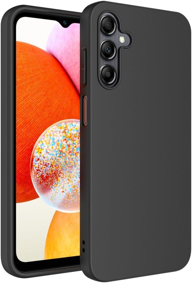 Puxicu Case for Samsung Galaxy XCover 7, Slim Design Matte Soft TPU Protective Cover for Galaxy XCover7, Black