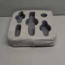 Couch Cup Holder Pillow - Sofa Cup Holder | Couch Caddy, Couch Drinks Remotes Holder for Cups, Headphones, Snacks, and Phones | Use it on Car, Pack, Beach, RV, and More(Silvergrey) (13" x 13" x 3.5")