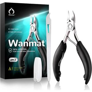 Toe Nail Clipper for Ingrown or Thick Toenails,Toenails Trimmer and Professional Toenail Nipper for Seniors with Stainless Steel Surper Sharp Blades (1 Count (Pack of 1))