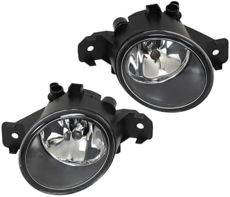 Thomletha Left and Right Front Fog Lights Assembly Replacement for Nissan Sentra Maxima Altima Rogue Infiniti M35 M45 G37 JX35 QX60 NI2593117 NI2592117