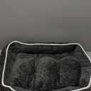 Orthopedic Dog Bed for Medium Dogs,Dog Sofa Beds Supportive Foam Pet Couch Bed with Removable Washable Mat and Nonskid Bottom (Medium, Dark Grey)
