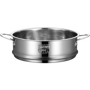 BinaryABC Stainless Steel Dumpling Steamer Basket for Pot,20cm Steamer Insert for Food Veggie Rice Noodle Roll (7.87INCH)