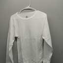 2 PCs Indera Women's Traditional Long Johns Thermal Long-Sleeve Crew Top XL White