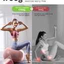 YOTTOY Anti-Burst Exercise Ball for Working Out, Yoga & Pregnancy, Extra Thick Workout Ball for Physical Therapy & Fitness