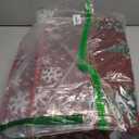 LooPoP Christmas Snowman Kitchen Mats for Floor Cushioned Anti Fatigue 2 Piece Set Kitchen Runner Rugs Non Skid Washable Red and White (19.7x31.5inch+19.7x47.2inch)