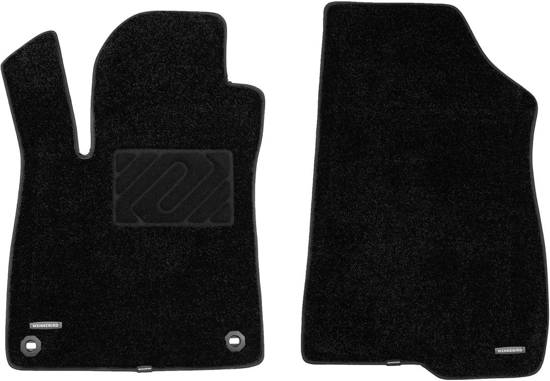 WENNEBIRD Superior Carpet Front Row Floor Mats for 2018-2022 Honda Accord, 0.5-Inch Ultra-Thick, Noise-Reducing, All-Weather Waterproof Anti-Slip  2-Pc Set