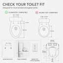 Electric Bidet Toilet Seat for Elongated Toilets, Side Control Panel
Warm Air Dryer, LED Display, Self-Cleaning Nozzle, Rear & Feminine Wash, Soft Close Lid, LED Night Light, Side Control Panel