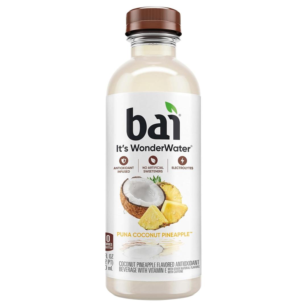 Bai Cocofusions Puna Coconut Pineapple, Antioxidant Infused Beverage, 18 Fl Oz, BBD 05/2026