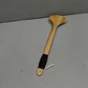 OWIIZI Back Scrub Brush for Shower,Stiff Boar Bristles Bamboo Curved Long Handle Antiskid Body Bath Brush for Back Use Wet or Dry,Deep Cleanse Large Surface Back Scrubber