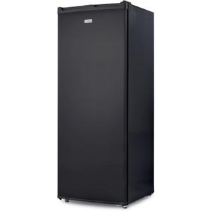 Commercial Cool Upright Freezer, Stand Up Freezer 6 Cu Ft with Reversible Door, Black
