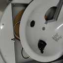 Broan-NuTone 750 Round Fan and Light Combo for Bathroom and Home, White Grille with Glass Lens, 100-Watts, 3.5 Sones, 100 CFM
