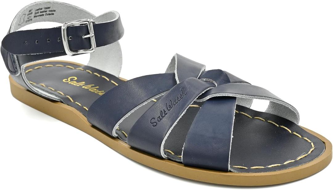 Salt Water Original Little Kid Leather Sandals 8