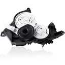 HVAC Blend Door Actuator Compatible with Toyota Tundra 20072021, Sequoia 20082022 Limited, Platinum, SR5 A/C Heater Air Mix Damper Servo Motor Replaces 87106-0C140