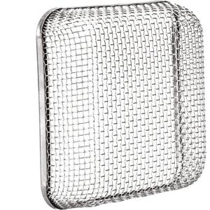 RecPro RV Water Heater Vent Screen | Flying Insect Cover | 4 1/2" x 4 1/2" with Installation Tool