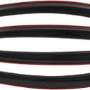 Lightronic Extra Durable Clip-on in-Channel Auto Vent Window Visor, Fits 2007-2011 Toyota Camry, UV Protection Rain Guard, Original Wind Deflector, No-Drill Easy Install, Dark Smoke, 4-Pcs