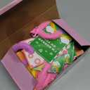 Valentines Day Cards for Kids School, 30 Pack Valentines Cards with Unicorn Stretchy Strings Toys for Classroom Gift Exchange, Sensory Fidget Valentines Party Favors for Girls Boys Classroom Prizes