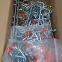 Daanxw 188 Piece 1/4 Inch Heavy Duty Pegboard Hooks Kit,Only Suitable for 1/4 Inch Pegboard,with Peg Lock Pegboard Accessories for Garage Wall Organizer Hanging Tools