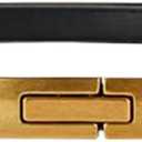 Women's Slim Leather Waist Belt with Gold Buckle-Elegant Thin Ladies Belt for DressesCinturones para Mujer (Fit 23-35 inches waist, Black)