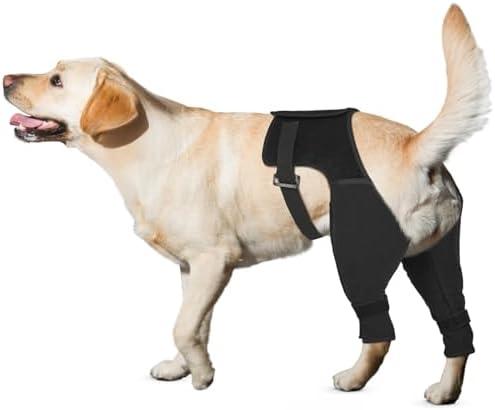 Dog Recovery Sleeve Rear Leg for Stop Licking, Recovery Dog Pants for Wound ACL TPLO After Surgery,Cone Alternative Protective Sleeve, Comfortable & Breathable, M