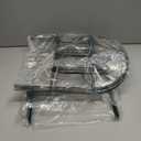 Decorative Garden Fence 21.67ft x 17in - 20 Pack Rustproof Metal No Dig Fence Animal Barrier, Arched Bed Edging Classic Style Wire Border Panel Fencing for Yard Patio Outdoor Decor, Green