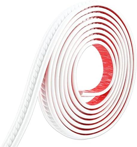 Gaahing Peel and Stick Wall Trim, Self-Adhesive Crown Molding for Mirror Frame Cabinet Tile Edge Home Decor, 16.4ft x 1.2in