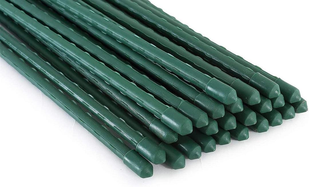 2 x Garden Stakes 30 Inches Steel Plant Stakes Tomato Stakes Pack of 25