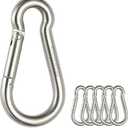 Stainless Steel Carabiners Heavy Duty Pack of 3