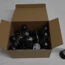 Mini Vintage Lantern Decor 12-Pcs LED Small Lanterns Indoor Decorative Outdoor Hanging Lantern Decorative Candle Lanterns Farmhouse Decor for Wedding Centerpiece,Halloween,Christmas Decorative (Black)