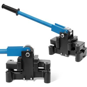 Dual Size Conduit Offset Bender 2 in 1 - both &  EMT, Ensuring Precise and Efficient Electrical Installations, Blue (Regular)