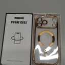 Misscase for iPhone 17 Pro Max Case with Privacy Screen Protector,[Camera Lens Protector] Clear Magnetic Luxury Plating Compatible with MagSafe Elegant Anti-Scratch Case 6.9 inch Gold