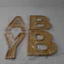 DADEA 3/4 Pcs Charcuterie Letters Fillable, Wood Number Charcuterie Board Box, Stylish Fillable Letters for Food, Charcuterie Numbers, Charcuterie Boards, Charcuterie Tray (BABY)