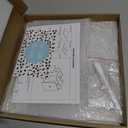 Clear Acrylic Wedding Card Box, DIY Large Card Box with Clear Assembly Parts, Party Cards Receiving for Birthdays, Graduation & Baby Shower Decorations, Easy for Traveling(10x10x6.18)
