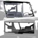 SAUTVS Rear & Front Windshields for Ranger 1000/XP 1000 17-25, Clear Front and Rear Poly Full Windshields Windows for Polaris Ranger XP 1000/Ranger 1000/XP 900/Diesel/Crew 2017-2025 Accessories