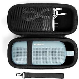 SnawikiBag Hard Travel Speaker Case for Bose SoundLink Flex Speaker,For Anker Soundcore Motion 300 Wireless Hi-Res Portable Speaker,Waterproof and Drop-Proof, Box Only (Black)…