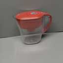 Brita Metro Water Filter Pitcher with SmartLight Change Indicator, BPA-Free, Replaces 1,800 Plastic Water Bottles a Year, Lasts Two Months, Includes 1 Filter, Small - 6-Cup Capacity, Fiery Red