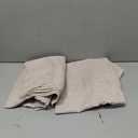 Guken Oatmeal Linen Curtains 90 Inch Length for Living Room Bedroom 2 Panels Set Rod Pocket Light Filtering Semi Sheer Window Curtains 52 Inch Width Boho Farmhouse Linen Drapes, W52xL90