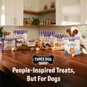 Three Dog Bakery Peanut Butter Lovers Dog Treats 2-Pack, Crunchy Sandwich Cookies for Dogs with Creamy Peanut Butter Filling, 28.8 oz