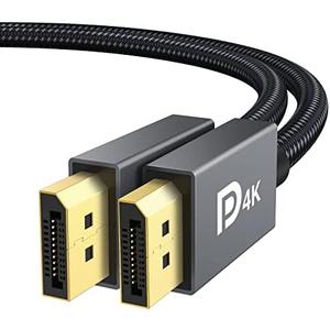 VESA Certified DisplayPort Cable, iVANKY 6.6ft DP Cable 1.2, [4K@60Hz, 2K@165Hz, 2K@144Hz], High Speed Gold-Plated Display Port to Display Port Cable, for Gaming Monitor, Graphics Card, TV, PC, Laptop