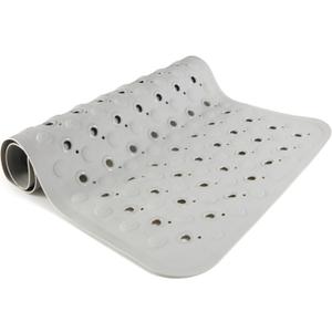 Kenney KN67262 TPE Bubble Bath Mat, Shower Mat, Tub Mat with Suction Cups and Large Drain Holes for Use Inside the Bathroom Shower, 27.75" L x 15.5" W, Gray