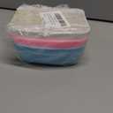 3 PCS Rabbit Feeder Waterer, Chicken Feeder Guinea Pig Food Bowl Hanging 15 oz Food Water Hanging Watering Container Feeding Dish Coop Cup Treats Drinker for Bird Bath Basin Hamster Bed