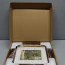 8x10 Gold Picture Frame, 2 Pack Ornate Vintage Picture Frames for Wall or Tabletop Display, 8x 10 Photo Frame Gold with Real Glass, Display Poster 5x7 with Mat or 8x10 without Mat for Antique Dco