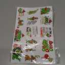 42 Pcs Christmas Face Transfers Stickers 6 Inch 3 Inch Large Small Faces Eyes Vinyl Decals for Crafts Glass Drinking Cups Ornaments Wood Decorations Balls Holiday Party Supplies (face42)