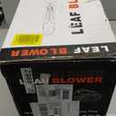 Leaf Blower Cordless with Battery - 40V Powerful Electric Leaf Blower, 600CFM &180MPH and Variable-Speed with 5.0Ah Battery and Charger for Lawn Care, Patio, Dust, Blowing Leaves (Orange)