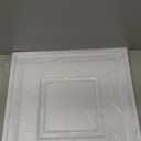 STICKGOO Drop Ceiling Tiles 24x24 PVC Glue Up Ceiling Panel to Prevent Breakage Pack of 12 Tiles Cover 48 Sq. Ft, White