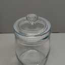 Kitchentoolz Large Glass Cookie Jar with Airtight Lid - 1 Gallon Storage Container for Candy, Flour, Sugar, Pet Food & Dog Treat Canister - Pack of 1