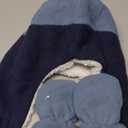 Baby Boy Sherpa Hats and Mittens Set Toddler Gloves Warm Fleece Winter Hat Baby Girl